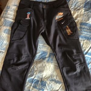 Harley-Davidson Black Cargo Pants for Men
